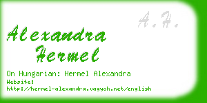 alexandra hermel business card